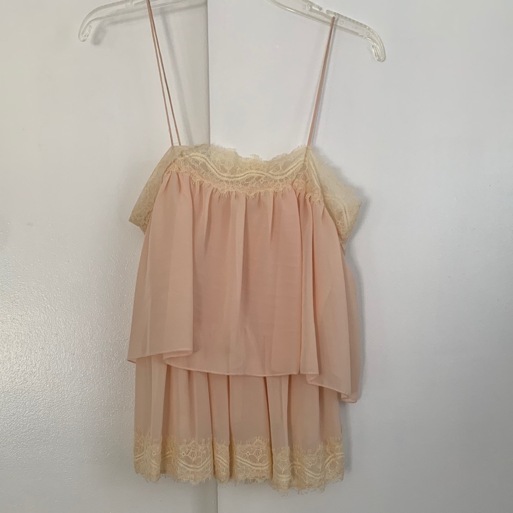 Bar III lace tank top